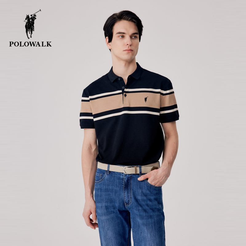 POLOWALKPOLO衫男夏季短袖透气