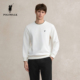 POLOWALK男式 格纹肌理感圆领套头上衣休闲打底衫 卫衣2025秋季 新品