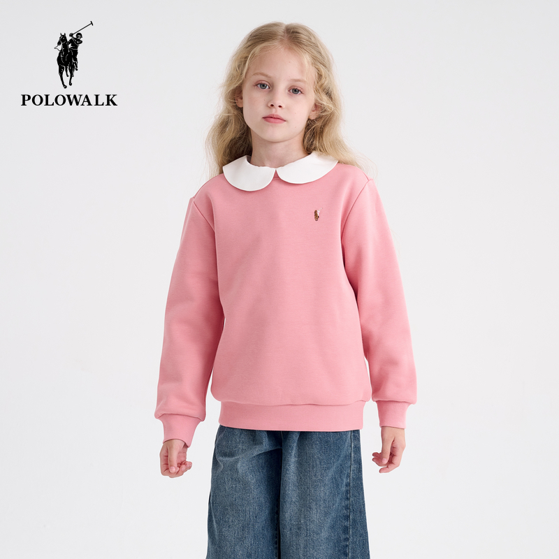 POLOWALK秋冬新款宝宝加绒上衣