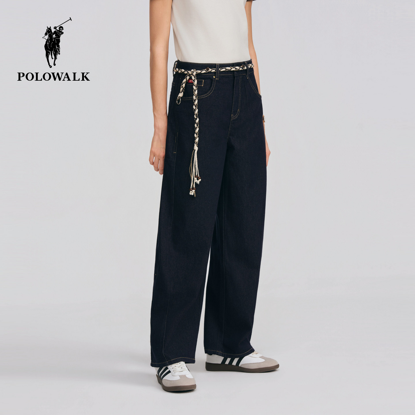 POLOWALK经典直筒牛仔裤