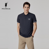 polo衫 宽松凉感半袖 男士 新款 英伦雅痞风 夏季 POLOWALK短袖