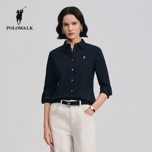 POLOWALK女式长袖衬衫