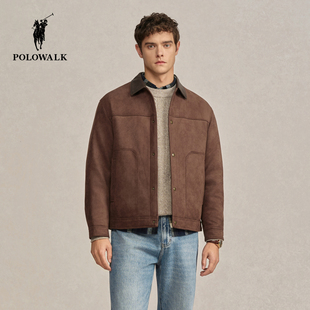 羽绒服简系复古百搭羽绒外套男款 POLOWALK男装 男式 新品 2025冬季