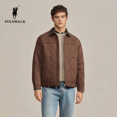 POLOWALK男装2025冬季新品男式羽绒服简系复古百搭羽绒外套男款