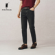 通勤百搭亲肤长裤 POLOWALK男式 新品 显瘦直筒牛仔裤 牛仔裤 春夏裤