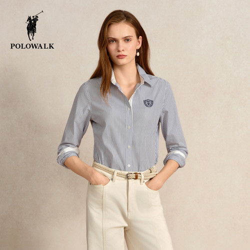 POLOWALK女式长袖衬衫
