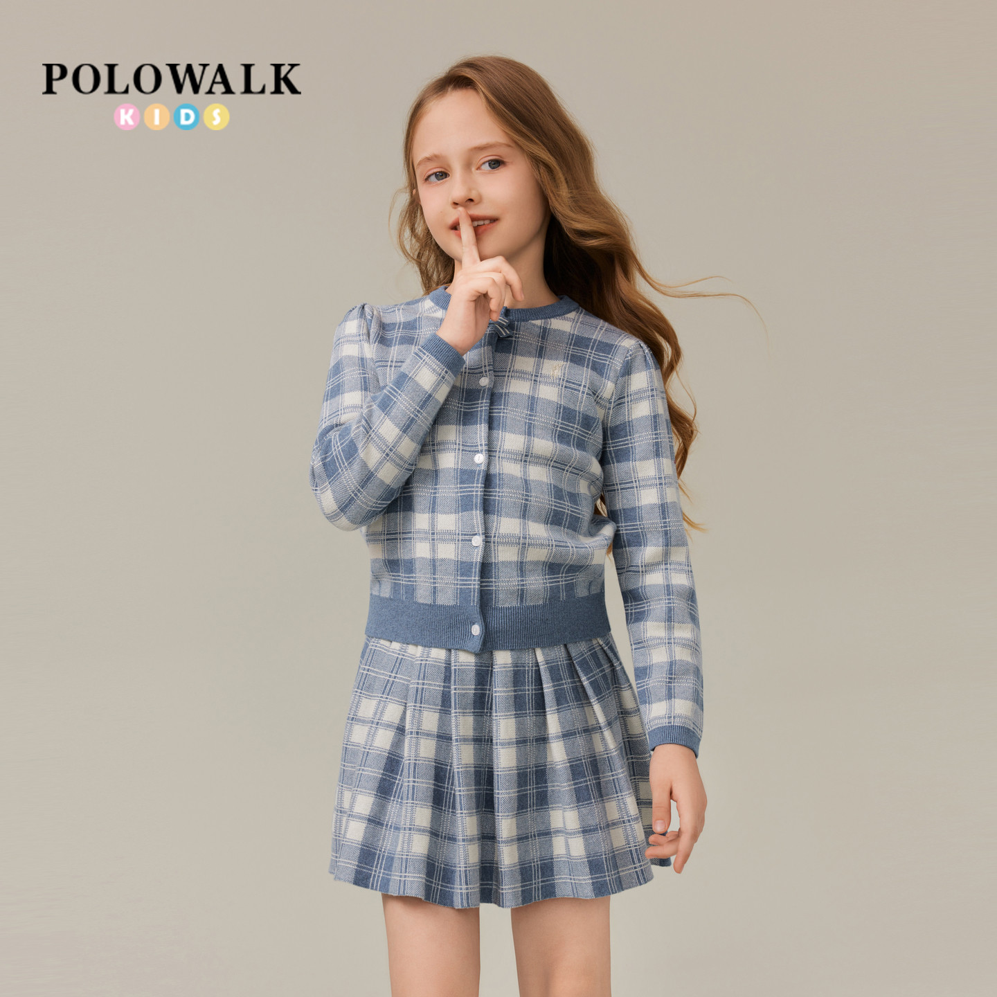 【纯棉】POLOWALK童装女童长袖套装2025秋季新品甜美风套装裙大童,童装/婴儿装/亲子装,套装,淘宝优惠券,粉丝福利购,淘宝优惠卷