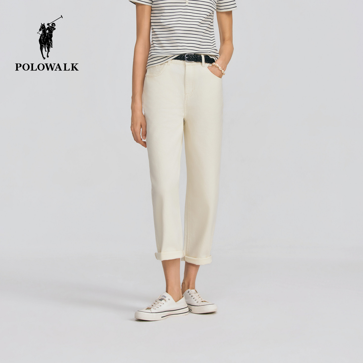 POLOWALK经典锥形牛仔裤
