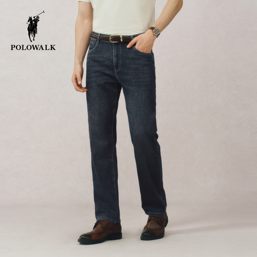 POLOWALK新款时尚休闲男士牛仔裤