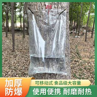 桦树汁采集袋液体提取袋加厚密封户外采样收集挂耳式树汁采集袋