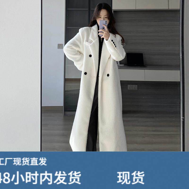 白色毛呢外套女小个子高级感2025秋冬季新款羽绒内里加厚呢子大衣,运动/瑜伽/健身/球迷用品,广场舞套装,淘宝优惠券,粉丝福利购,淘宝优惠卷