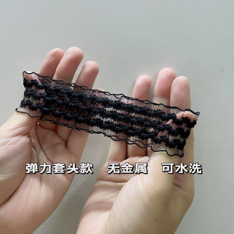 甲状腺术后遮挡丝巾弹力颈圈宽边遮颈纹脖子装饰品锁骨链脖链配饰