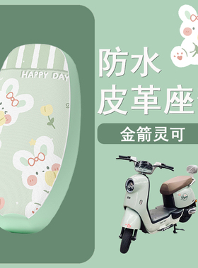 适用于金箭DZ-灵可电动车座套TDT2257Z电瓶车坐垫套防水座椅套