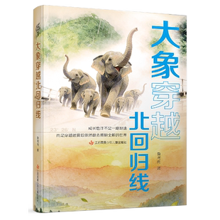 大象穿越北回归线/第五届曹文轩儿童文学奖长篇佳作奖,以真实的“亚洲象北迁”新闻事件为叙事载体,纪实色彩强烈/学校推荐