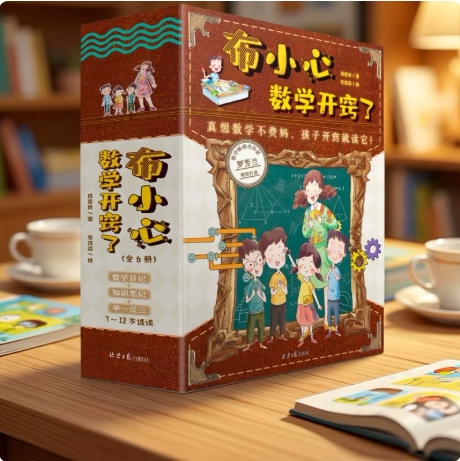 【正版直发】布小心数学开窍了全6册小学数学思维训练知识点应用题易错题儿童书籍一二三四五六年级常考趣味数学暑假课外阅读