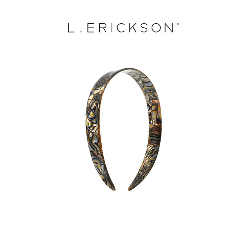 L. ERICKSON/莱丽克森 粗版时尚醋酸发箍 法国制造