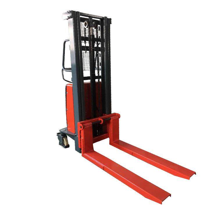 厂家半自动推高车升高叉车小型电动叉车物料装卸铲车现货