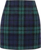 high skirt waisted Checkered slim fit 格子高腰修身 半身短裙女