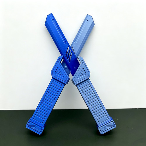 3D打印双色渐变双刃仿真刀剑模型