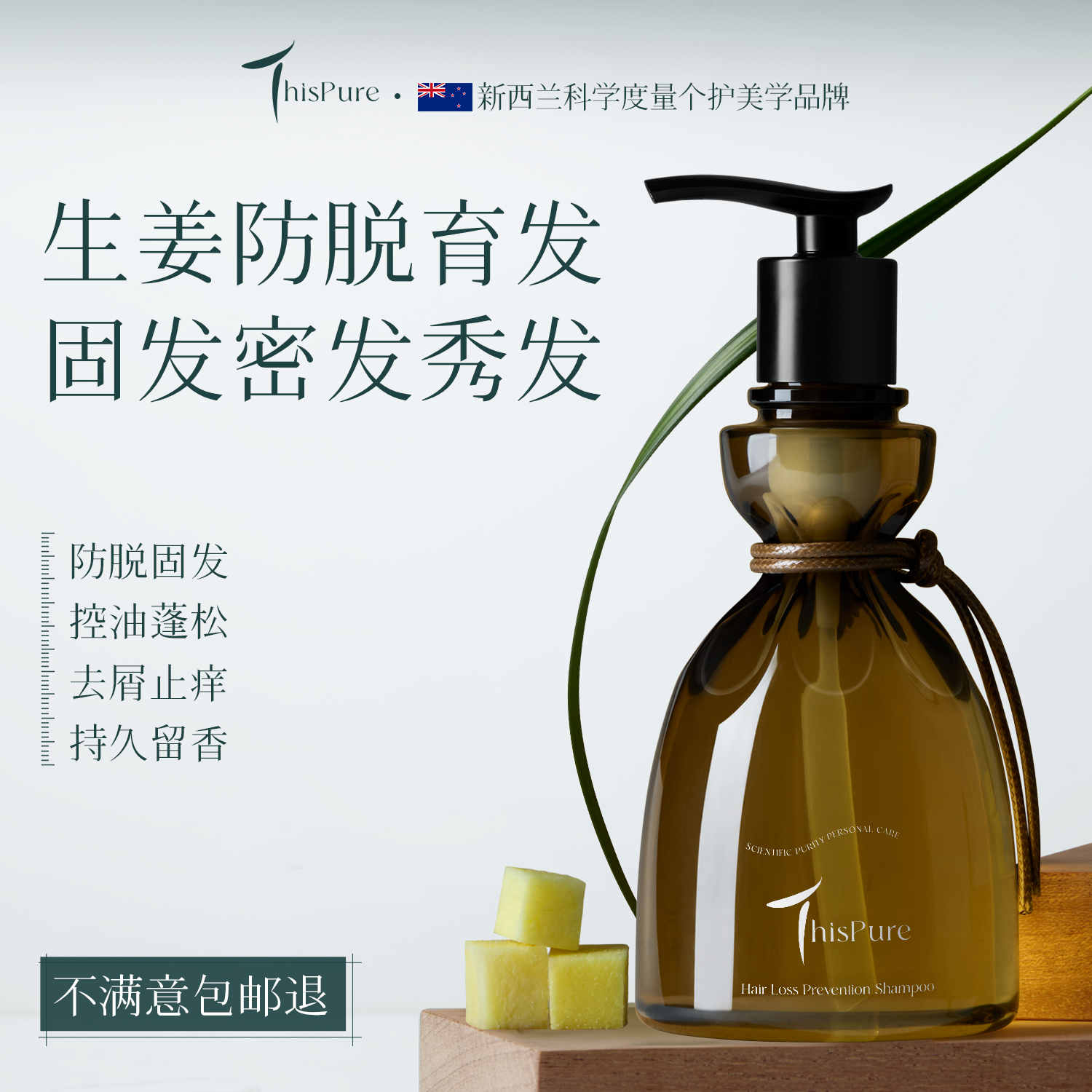 【新西兰TOP.l】进口生姜洗发水