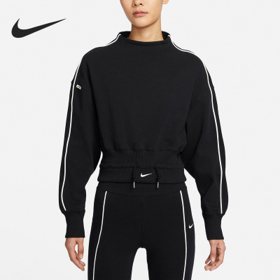 Nike/耐克正品秋季新款女子休闲收腰长袖套头卫衣FB8753