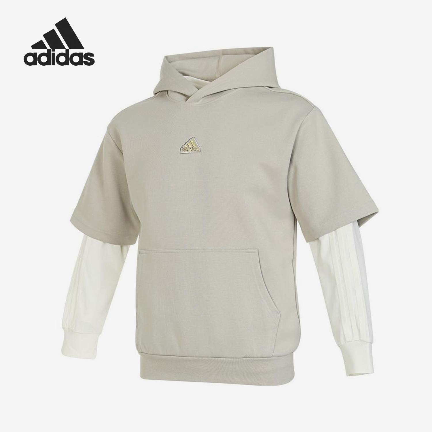 Adidas/阿迪达斯正品2024儿童二合一运动休闲套头衫IT4064
