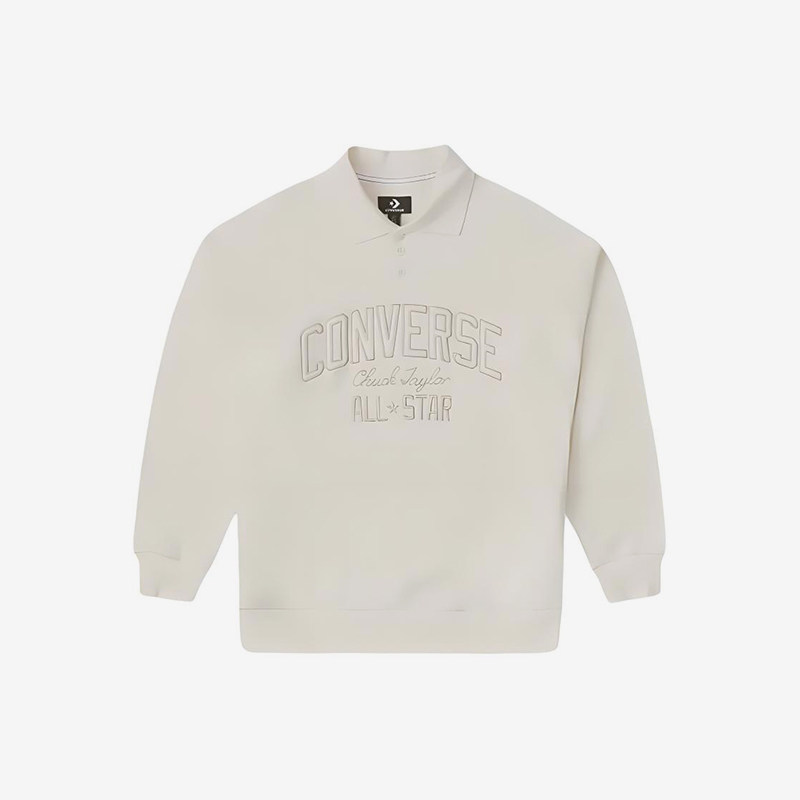 Converse/匡威正品运动女子舒适百搭翻领卫衣套头衫10027073-A02