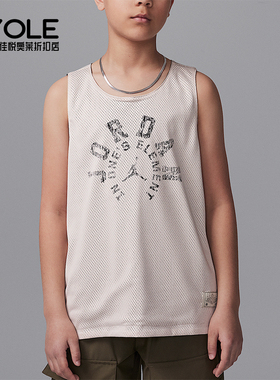 Nike/耐克正品JORDAN大童双面穿无袖运动经典透气背心II3172-140