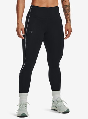 UA/安德玛正品Cold Weather女士全长训练紧身运动长裤1373971-001