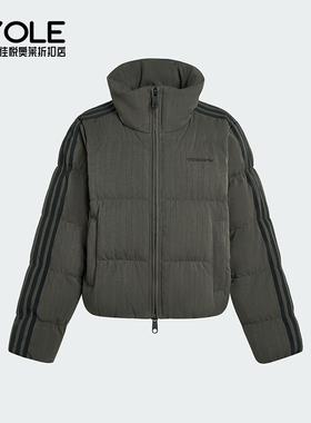 Adidas/阿迪达斯正品ESS HERR PUFF女士保暖复古休闲羽绒服KG4910