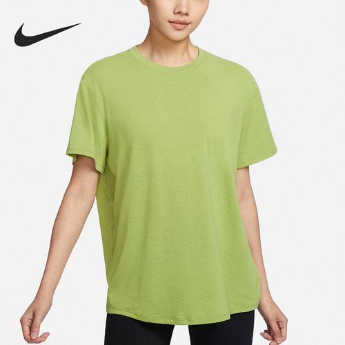 Nike/耐克正品新款女士宽松透气健身训练短袖T恤FN2815-377