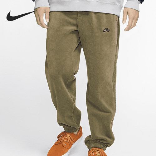 Nike/耐克正品SB男士运动休闲毛绒透气宽松束脚长裤BV0887-222