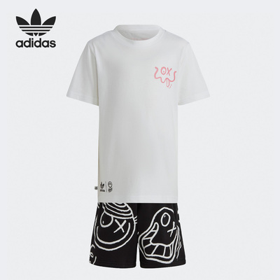 Adidas/阿迪达斯正品Andre Saraiva联名小童运动套装IC8897