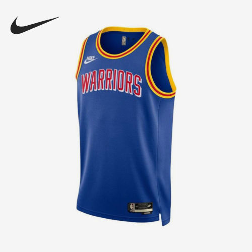 Nike耐克正品金州勇士队球迷版经典字母印花无袖篮球DB4120-495