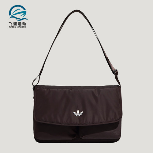 Adidas/阿迪达斯正品三叶草男女日常时尚经典休闲斜挎包KT7417