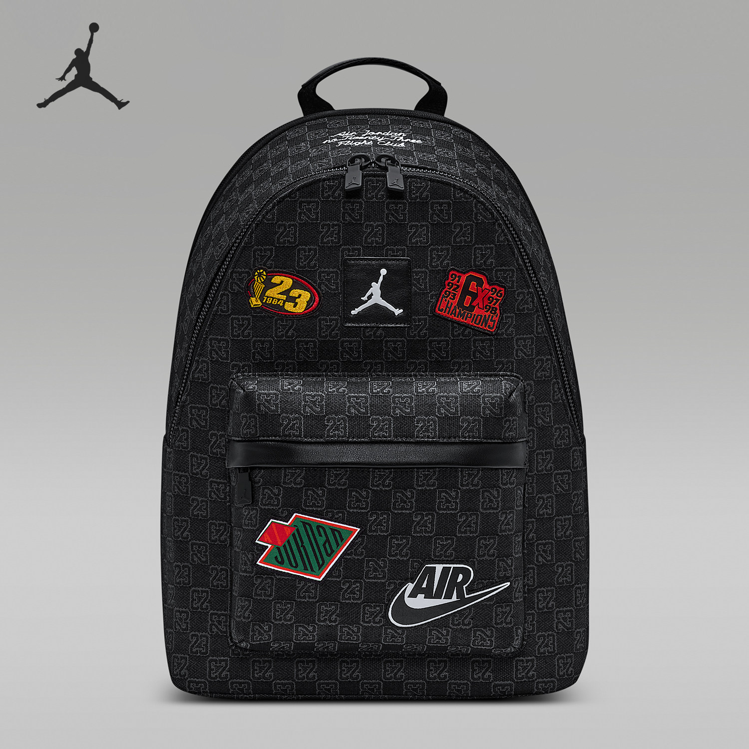 Nike/耐克正品JORDANMonogram新款男黑色经典双肩背包IQ3202-010