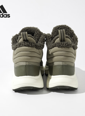 Adidas/阿迪达斯正品冬季新款男士加绒保暖高帮运动鞋JS3428