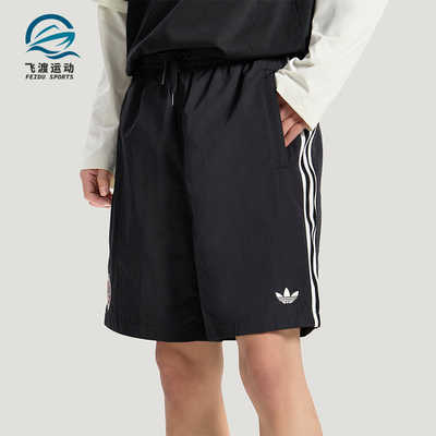 Adidas/阿迪达斯正品三叶草BLKSHORTS新款男经典黑色短裤KY3339