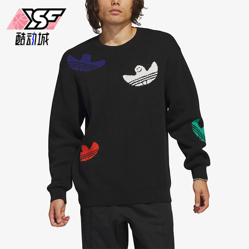 阿迪达斯男女圆领卫衣