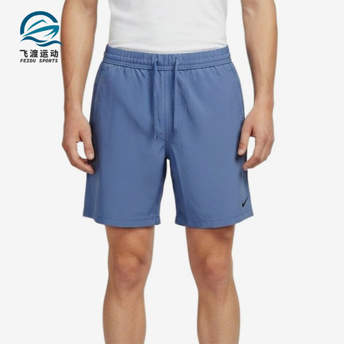 Nike/耐克正品男士经典运动LOGO图案系带休闲短裤DV9858-459