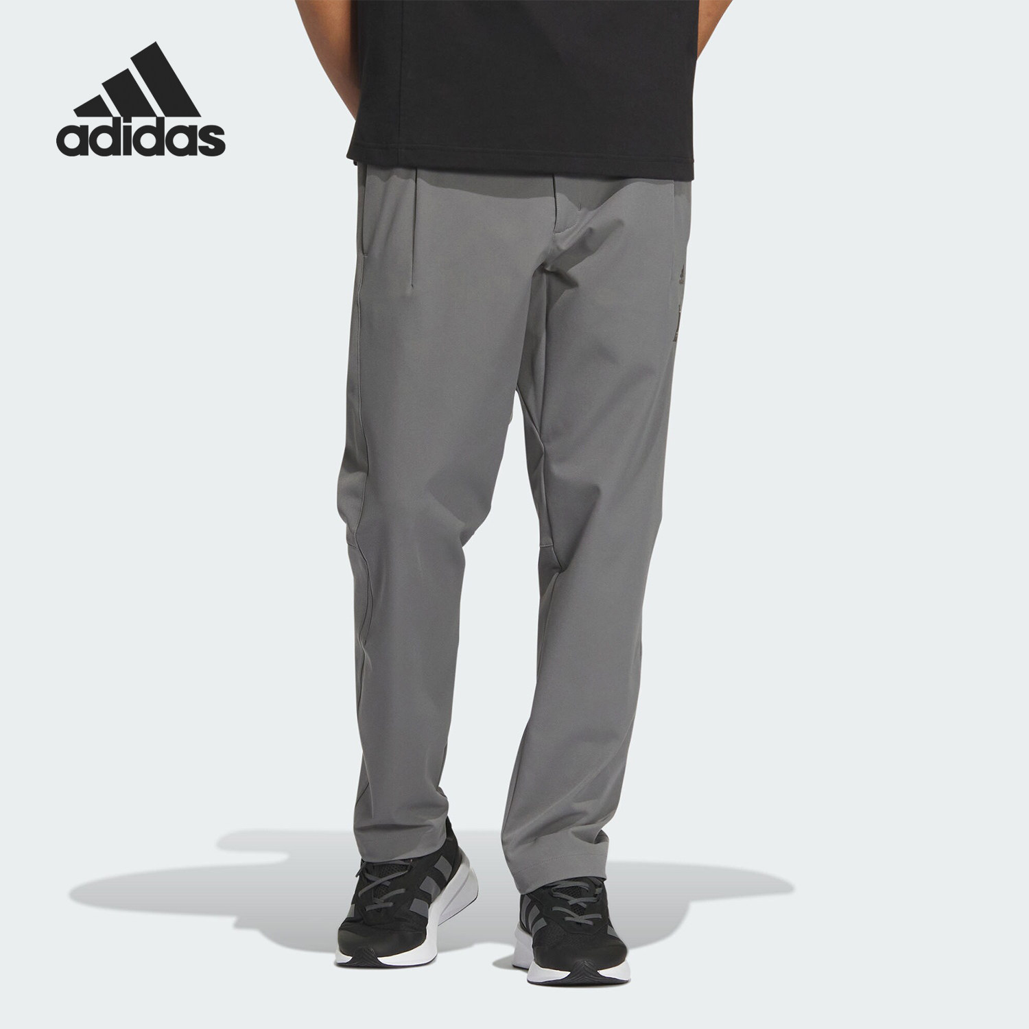 Adidas/阿迪达斯正品2024春季武极系列男士新款休闲裤JE6664图片