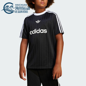 Adidas JC7309 运动透气短袖 阿迪达斯正品 三叶草大童宽松休闲经典