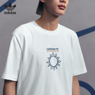 男子宽松休闲短袖 三叶草夏季 T恤IC2289 阿迪达斯正品 Adidas