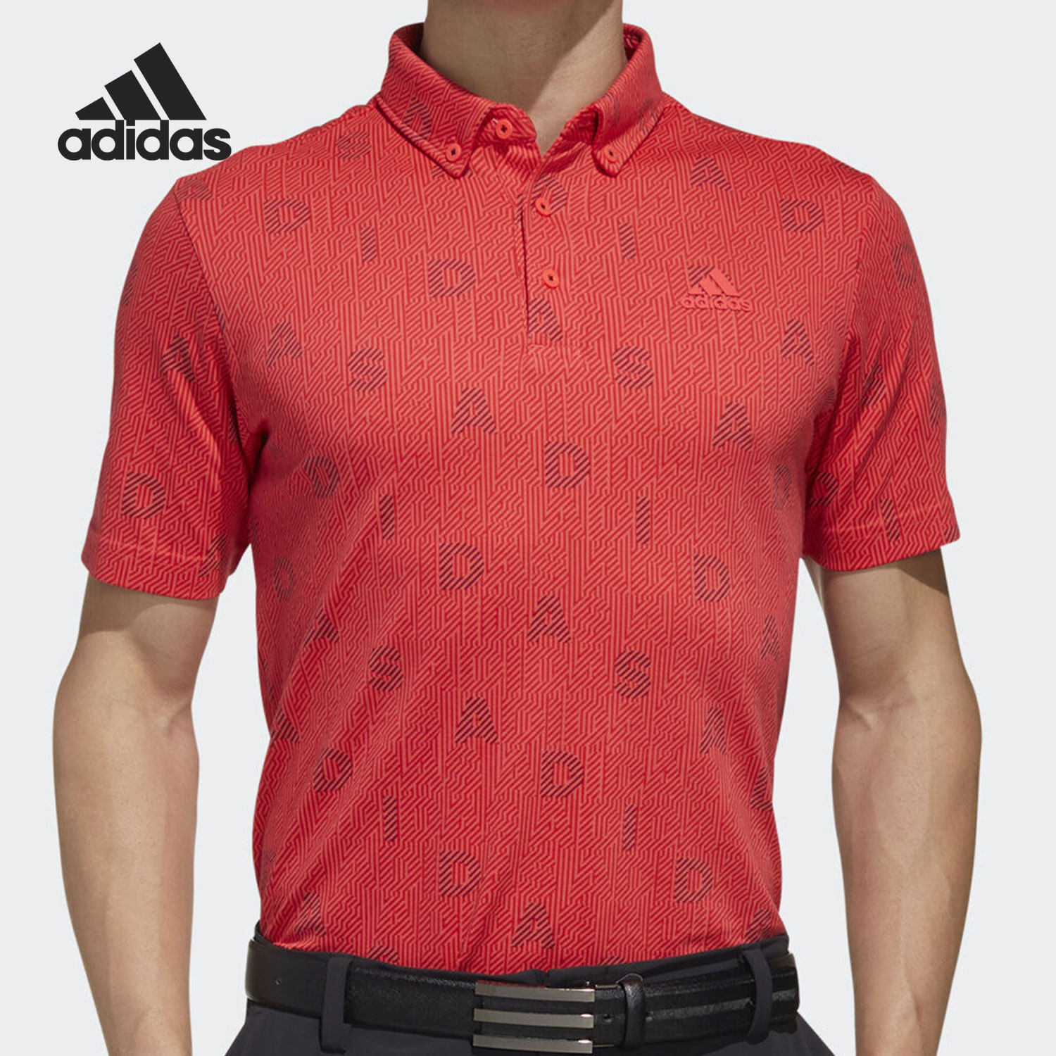 Adidas/阿迪达斯正品男子高尔夫印花运动短袖POLO衫 FJ6441,运动服/休闲服装,运动POLO衫,淘宝优惠券,粉丝福利购,淘宝优惠卷