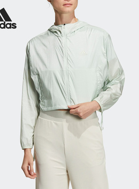 Adidas/阿迪达斯正品秋季新款女子运动健身连帽外套HR8399