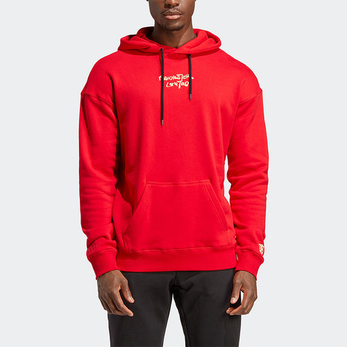 Adidas/阿迪达斯正品足球CNY运动训练男子休闲连帽卫衣HT1992