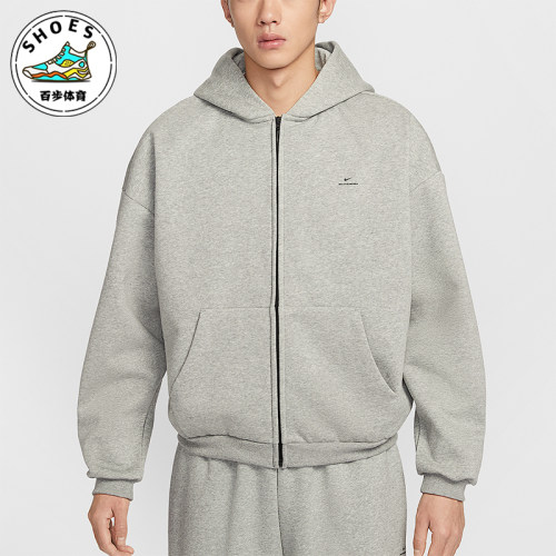 Nike/耐克正品2025冬季款男士日常连帽印花篮球外套IO3690-063