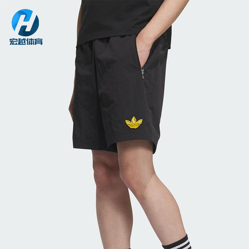 Adidas/阿迪达斯正品三叶草男士休闲宽松户外经典透气短裤KE5795