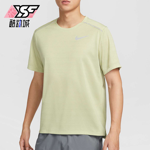 Nike/耐克正品2025夏季款男士透气跑步运动训练短袖AJ7566-371