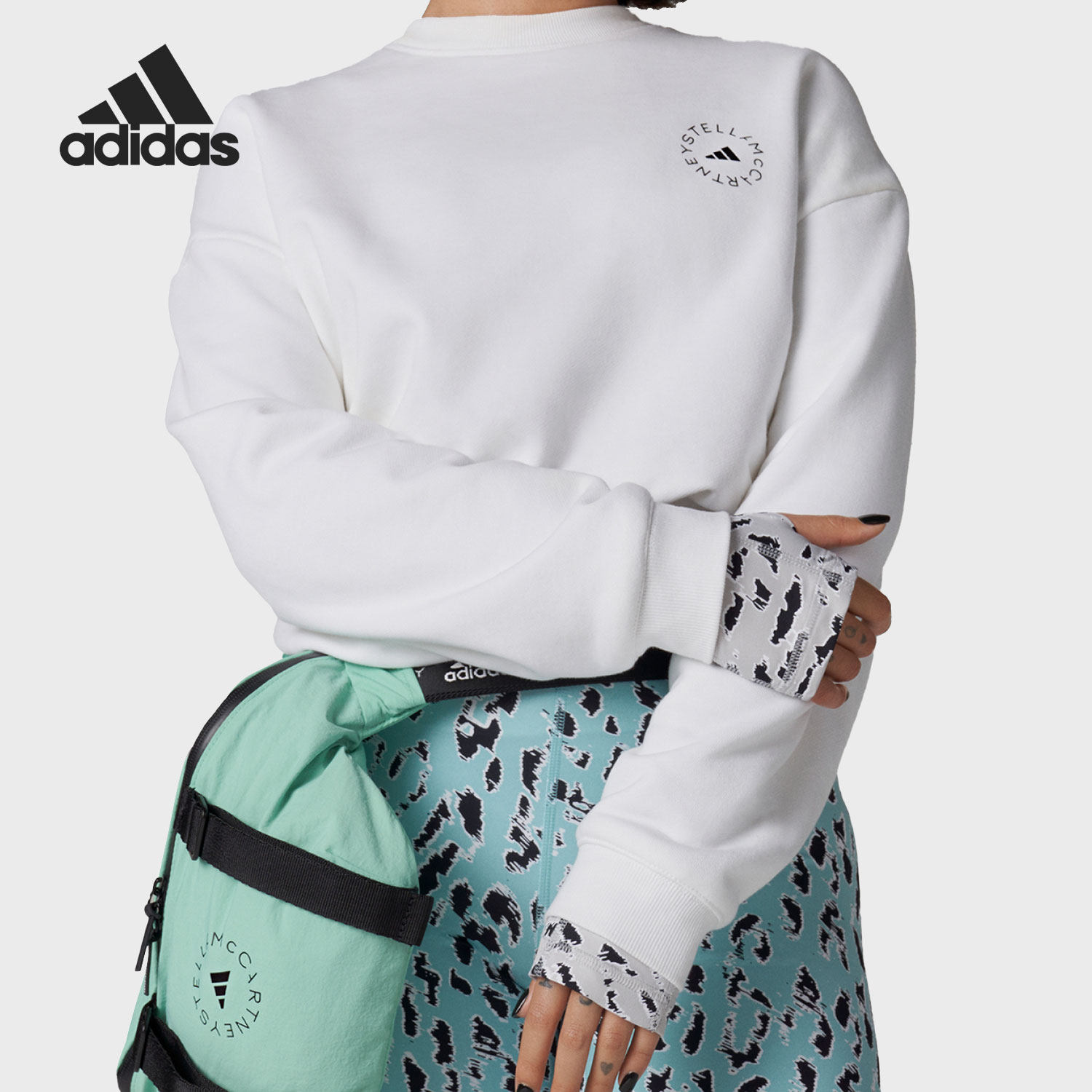 Adidas/阿迪达斯正品SMC SW SWT ML女子运动卫衣套头衫H59978